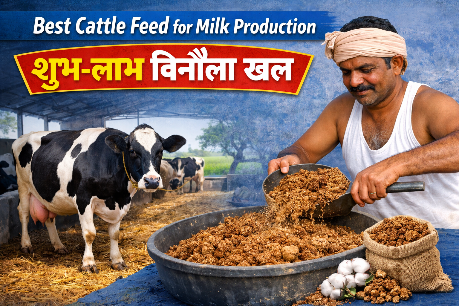 Best Cattle Feed for Milk Production – Shubh-Labh Binola Khal